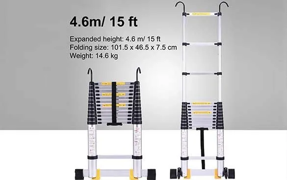 Düz Tip, A Tipi Çift Yönlü Teleskopik Merdivenler - Tenttech COM TR
